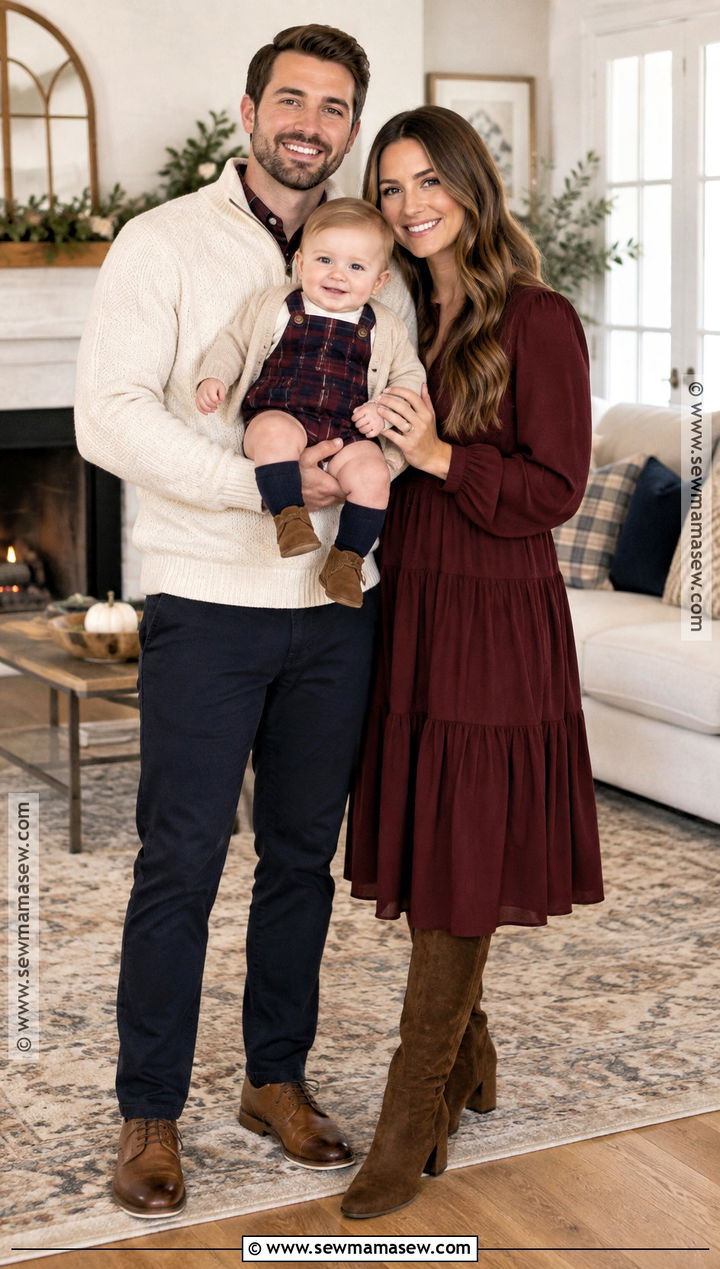 Baby Family Matching Plaid Outfit - 20 Thanksgiving Outfit Ideas for Babies