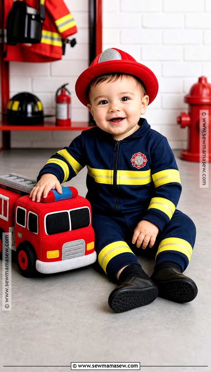 Baby Firefighter Costume - 30 first halloween costume ideas for boys