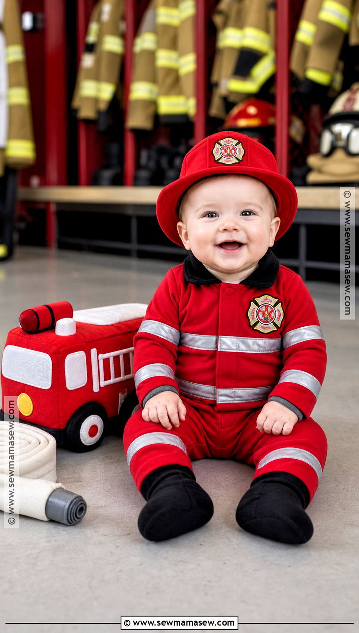 Baby Firefighter Costume - 35 baby costume ideas