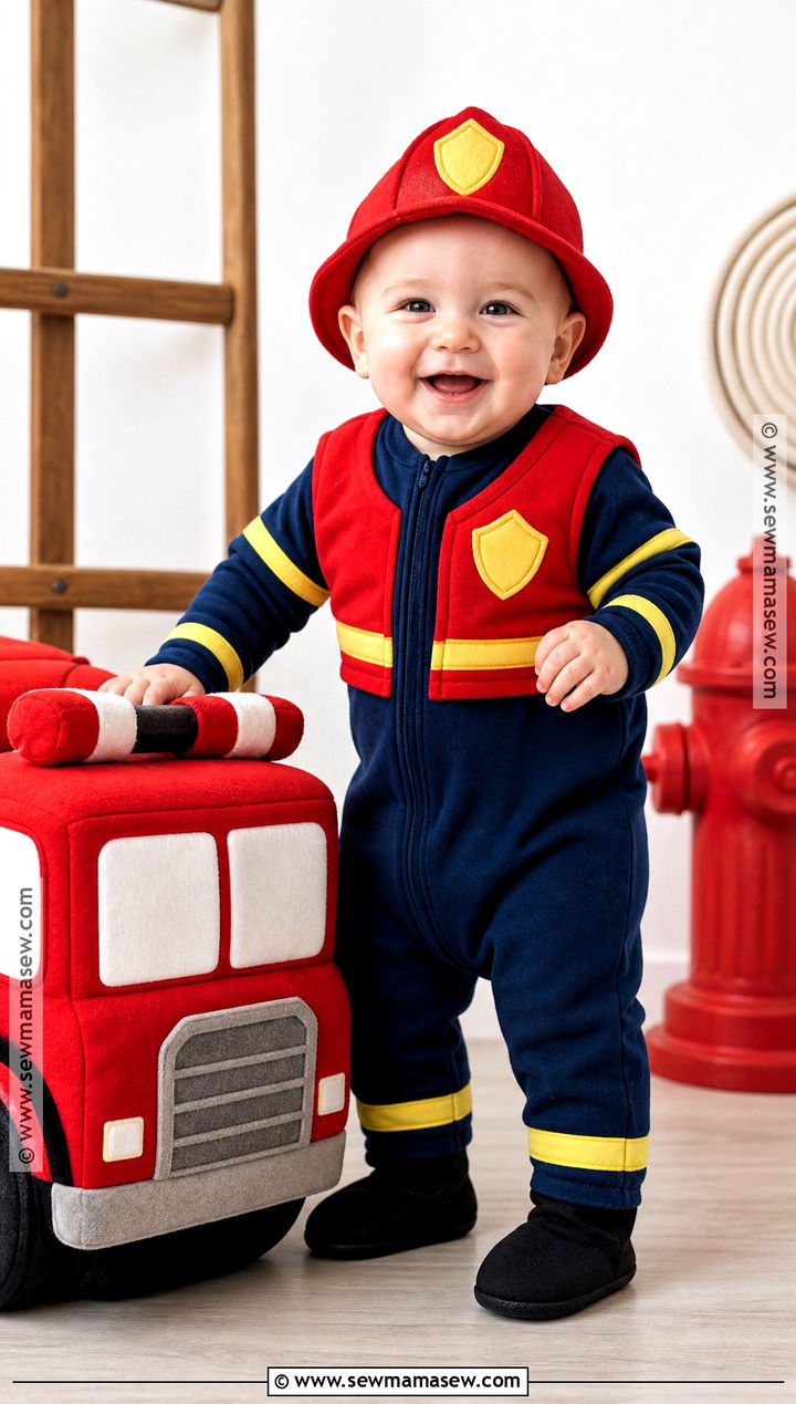 Baby Firefighter Halloween Costume - 30 halloween costumes with for babies