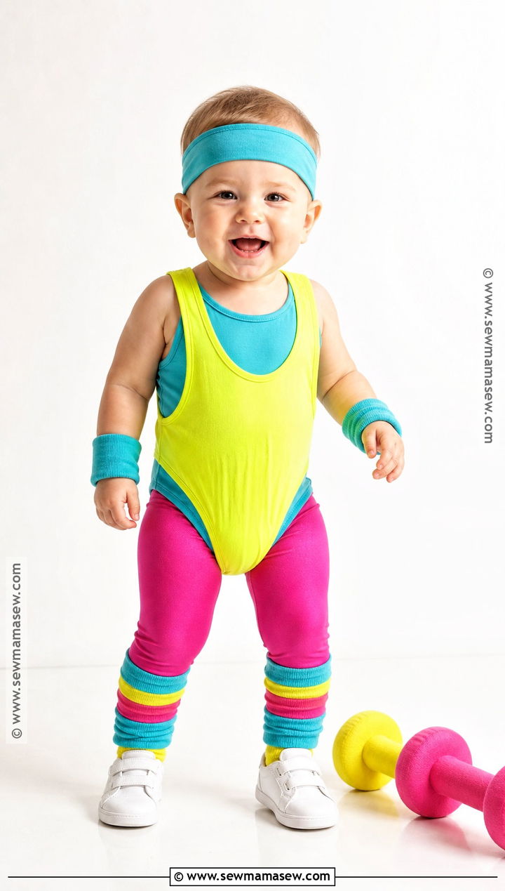 Baby Fitness Instructor Costume - 30 funny baby halloween costumes