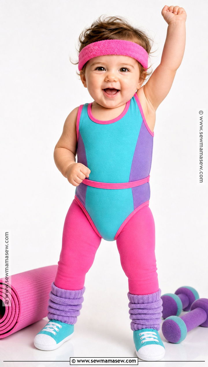 Baby Fitness Instructor Costume - 30 funny baby costumes