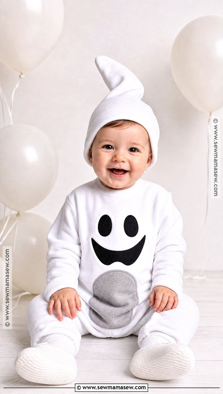 Baby Friendly Ghost Costume - 30 first halloween costume ideas for boys