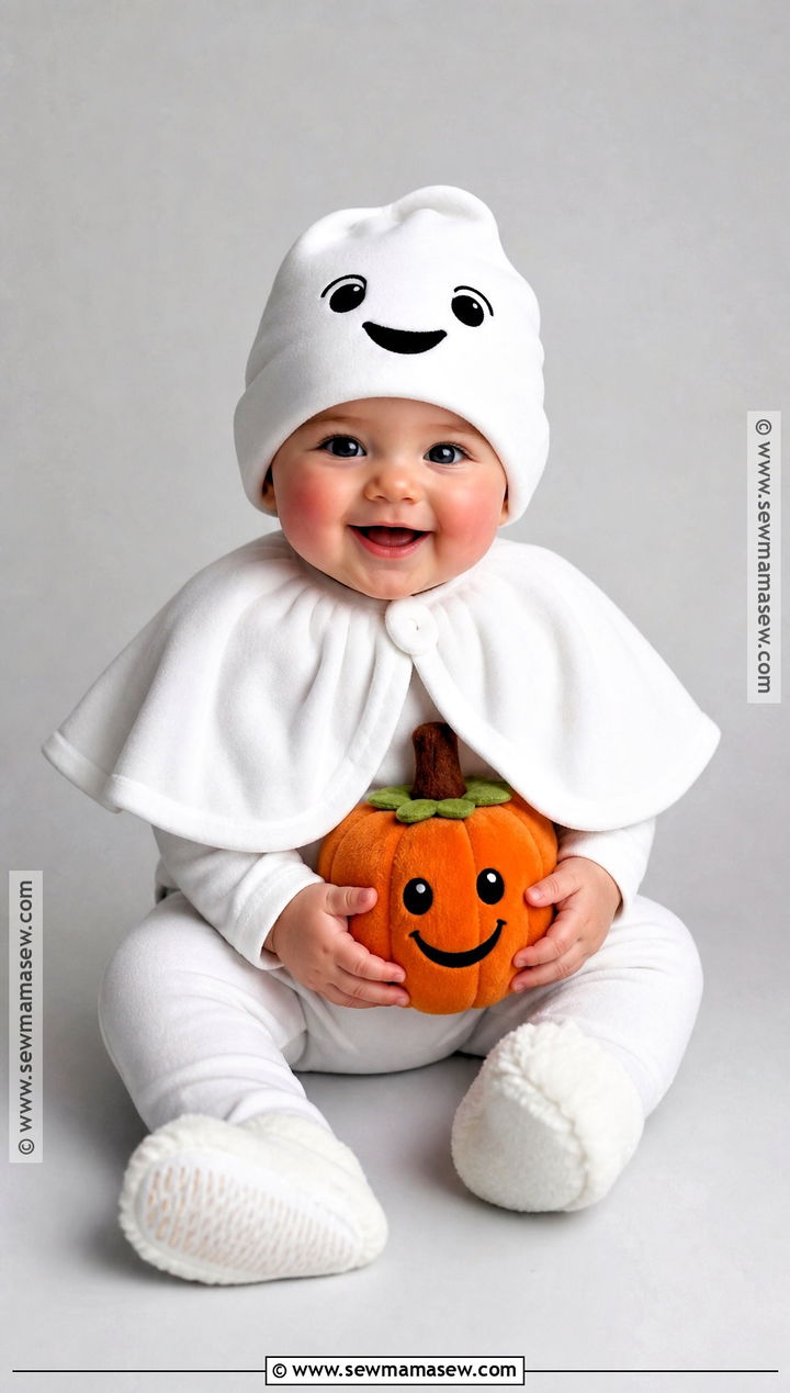 Baby Friendly Ghost Halloween Costume - 30 toddler and baby halloween costumes