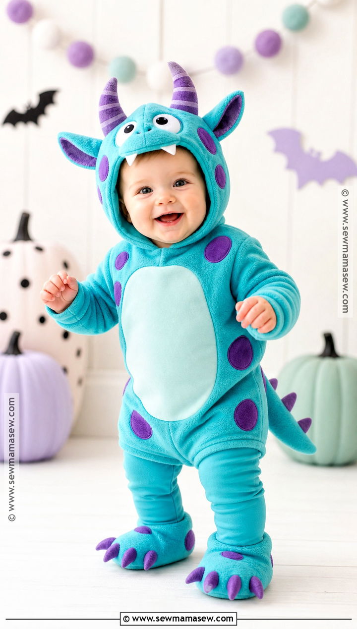 Baby Friendly Monster Halloween Costume - 35 one year old halloween costume ideas