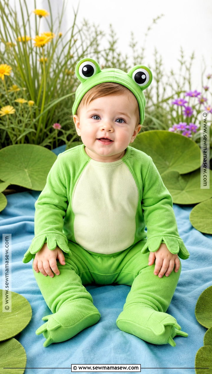 Baby Frog Costume - 50 baby halloween costumes