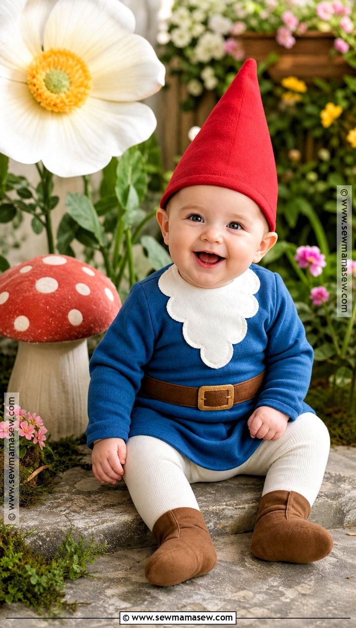 Baby Garden Gnome Costume - 40 baby costumes
