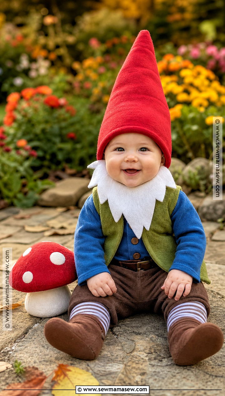 Baby Garden Gnome Halloween Costume - 40 baby halloween costumes for boys
