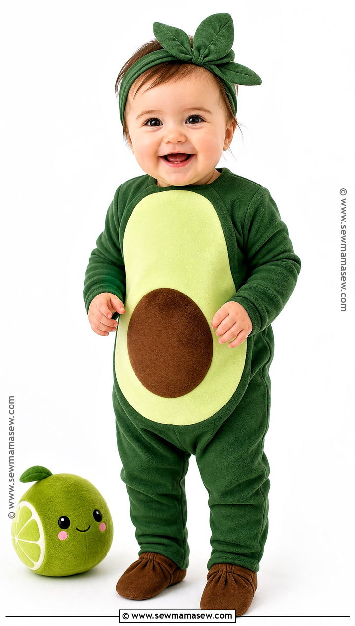 Baby Girl Avocado Costume - 30 Baby Girl Halloween Costume Ideas