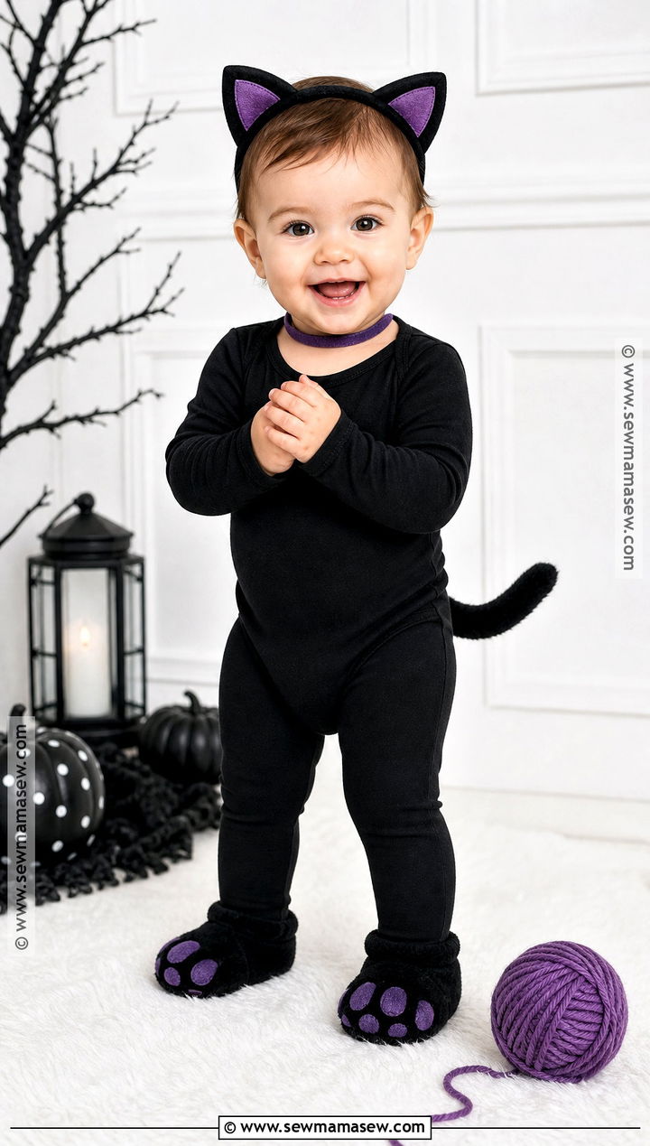 Baby Girl Black Cat Costume - 30 Baby Girl Halloween Costume Ideas
