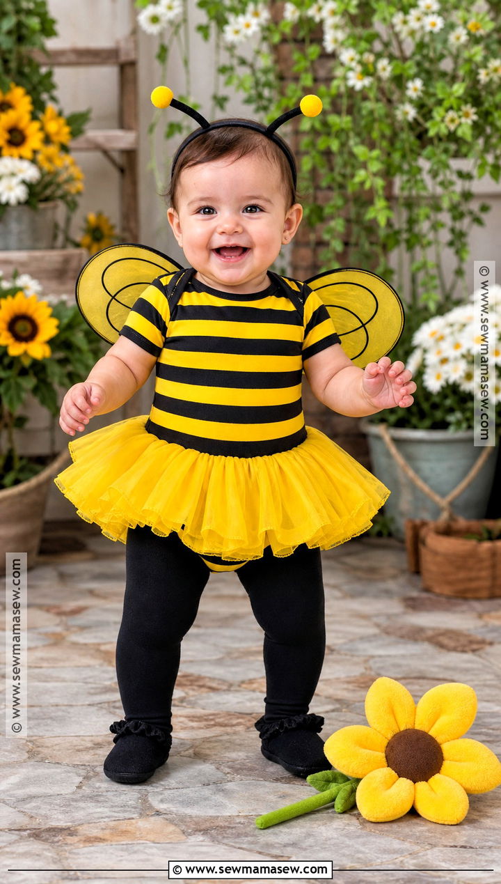 Baby Girl Bumblebee Costume - 30 Baby Girl Halloween Costume Ideas