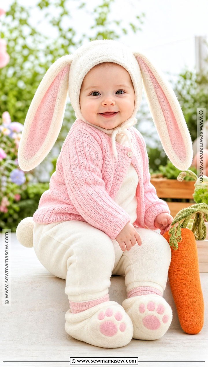 Baby Girl Bunny Costume - 30 Baby Girl Halloween Costume Ideas