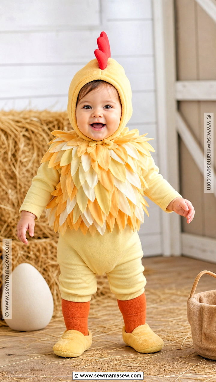 Baby Girl Chicken Costume - 30 Baby Girl Halloween Costume Ideas