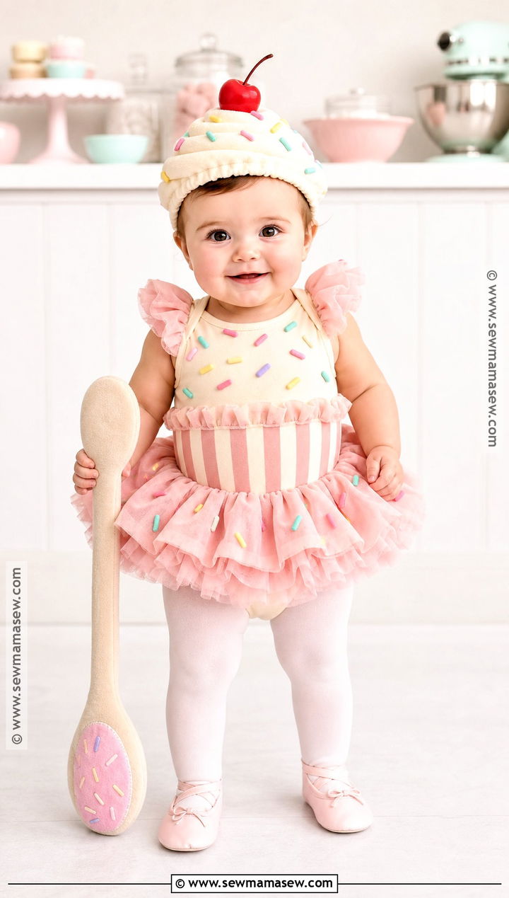 Baby Girl Cupcake Costume - 30 Baby Girl Halloween Costume Ideas