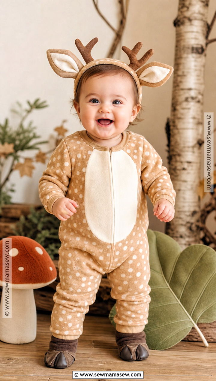 Baby Girl Deer Costume - 30 Baby Girl Halloween Costume Ideas