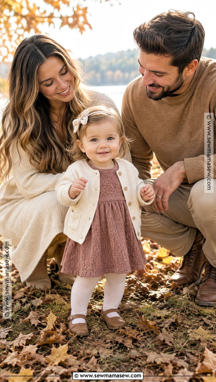 Baby Girl Fall Family Photo Outfit - 15 baby girl style fall ideas