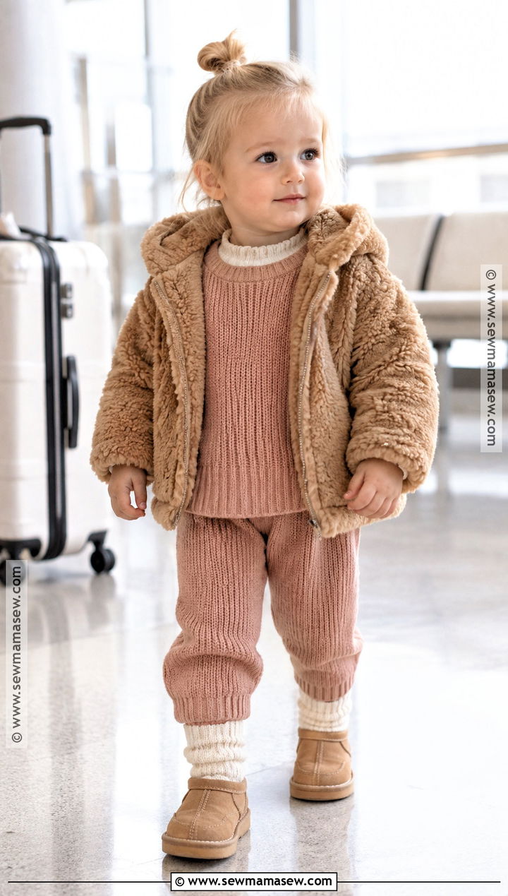 Baby Girl Fall Matching Knit Set - 15 baby girl style fall ideas