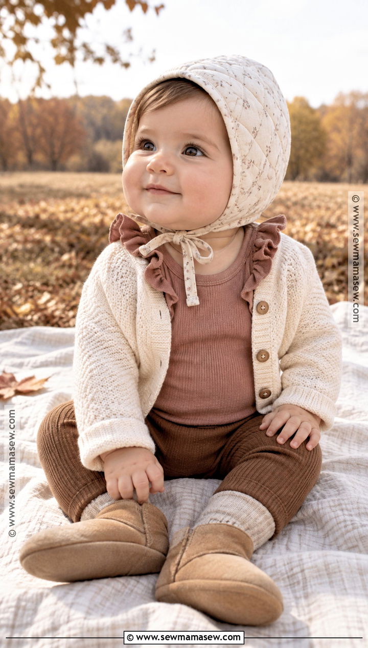 Baby Girl Fall Outfit With A Ruffle Bodysuit - 25 baby girl fall outfits