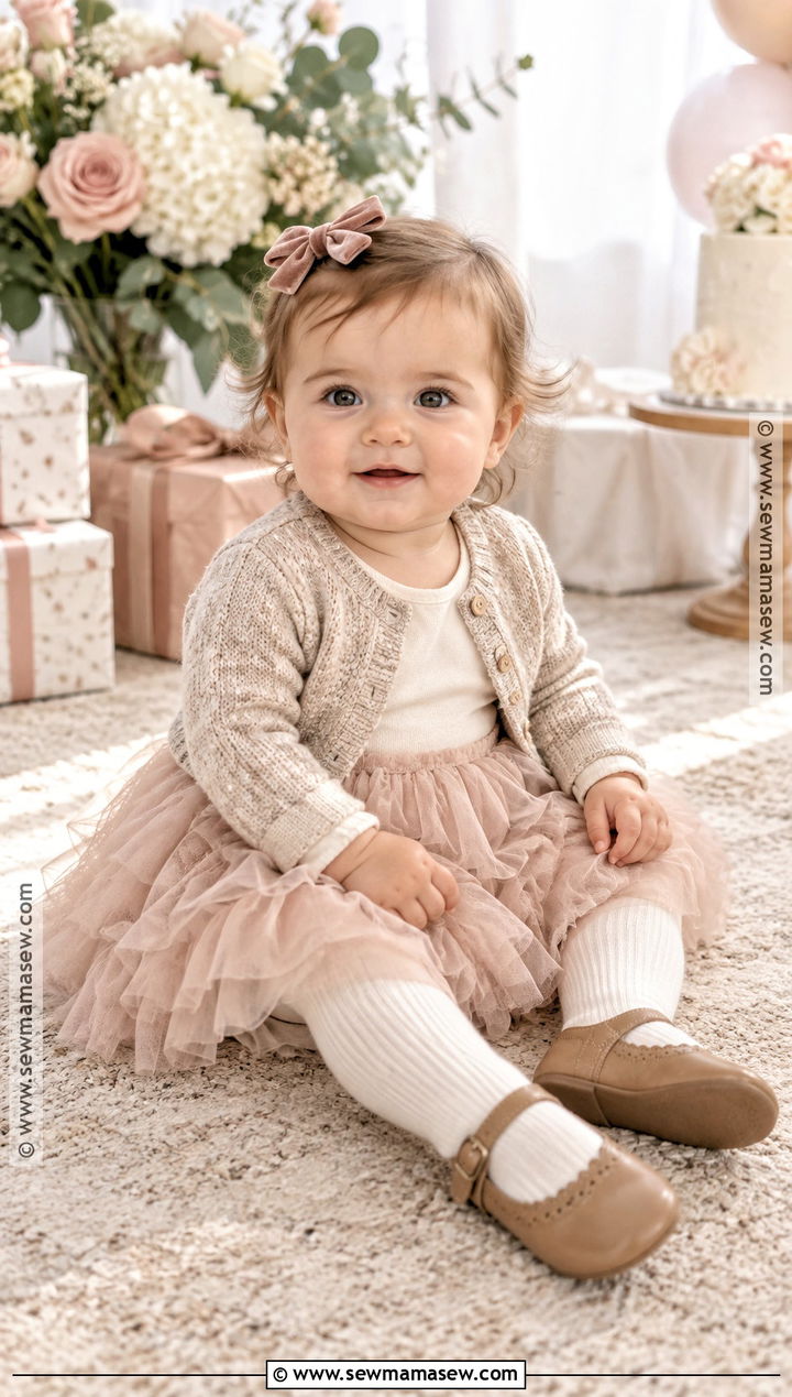 Baby Girl Fall Outfit With A Tulle Skirt - 25 baby girl fall outfits