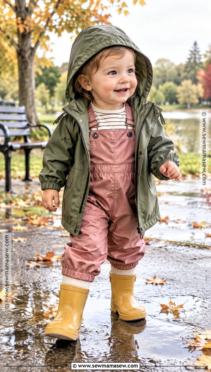 Baby Girl Fall Rainy Day Outfit - 15 baby girl style fall ideas