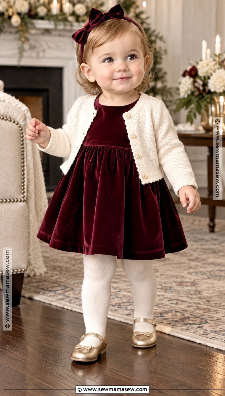 Baby Girl Fall Velvet Dress Outfit - 15 baby girl dresses fall