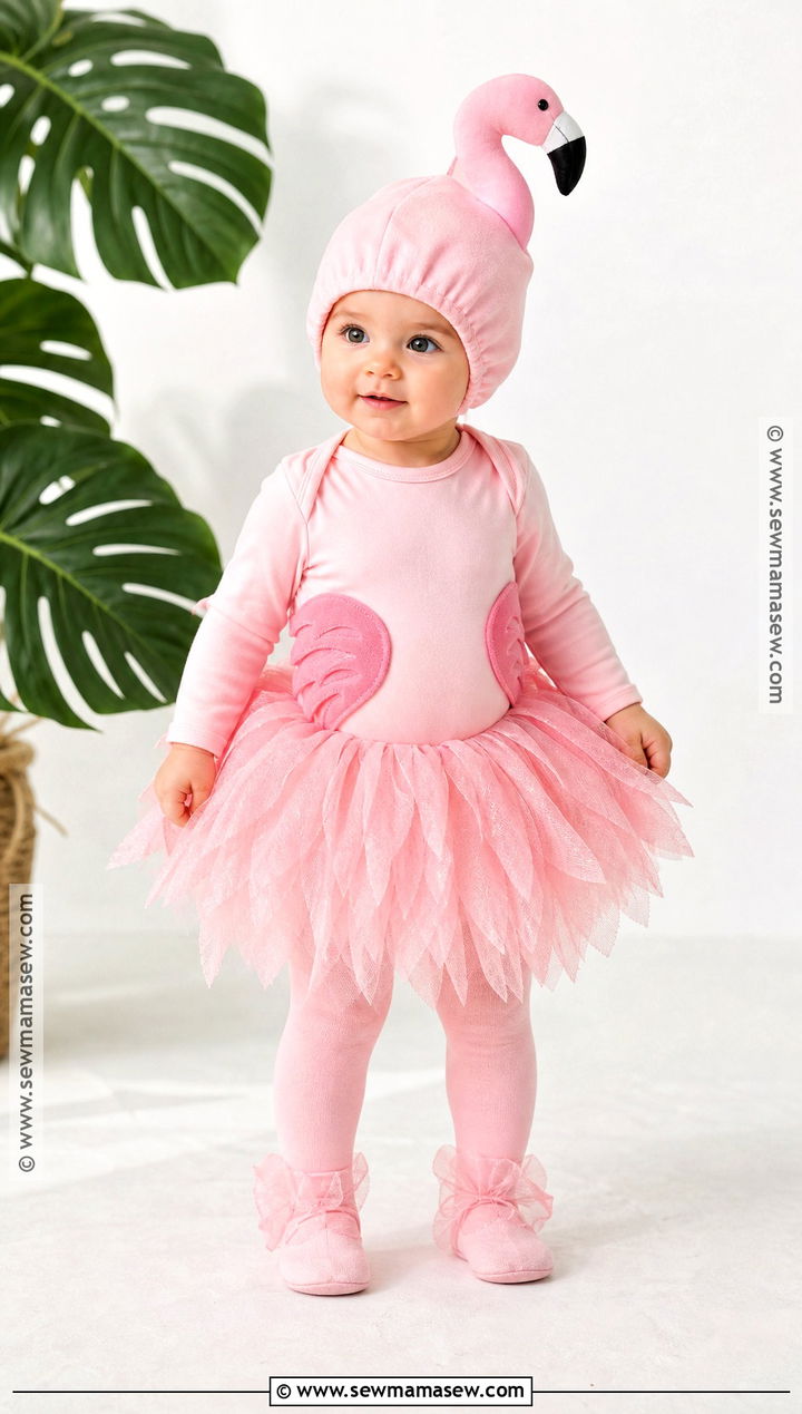 Baby Girl Flamingo Costume - 30 Baby Girl Halloween Costume Ideas