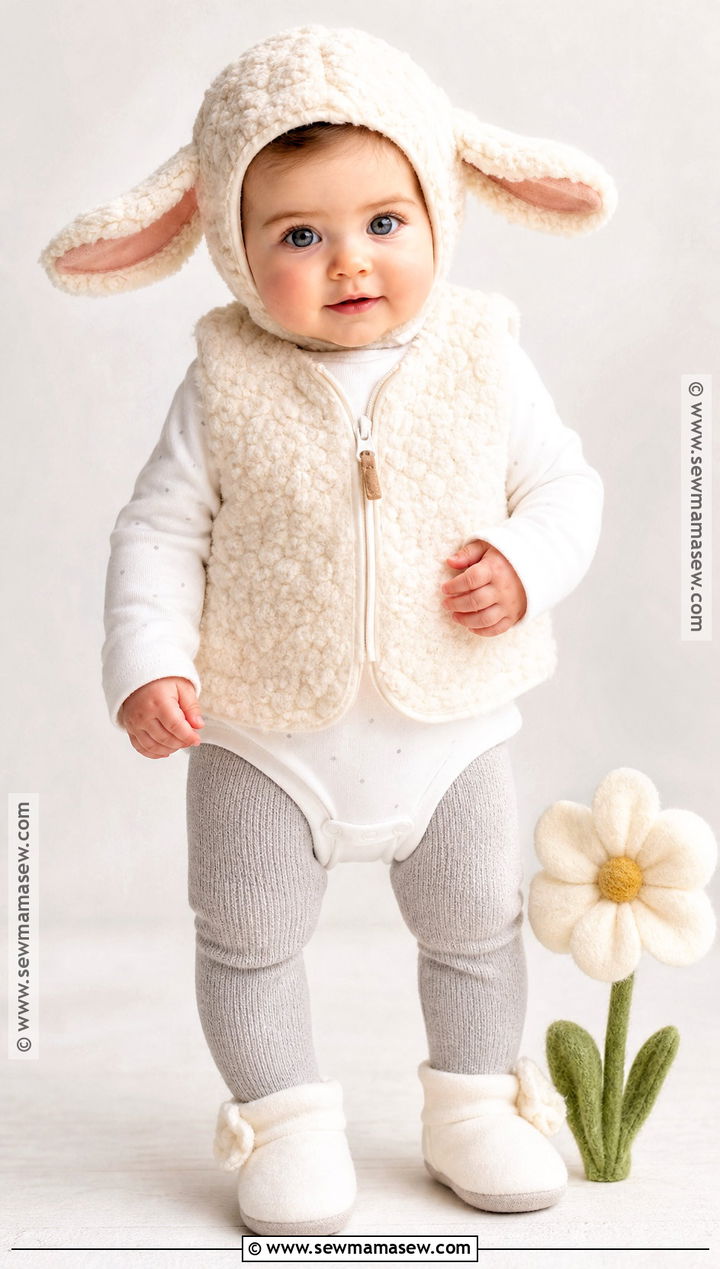 Baby Girl Lamb Costume - 30 Baby Girl Halloween Costume Ideas