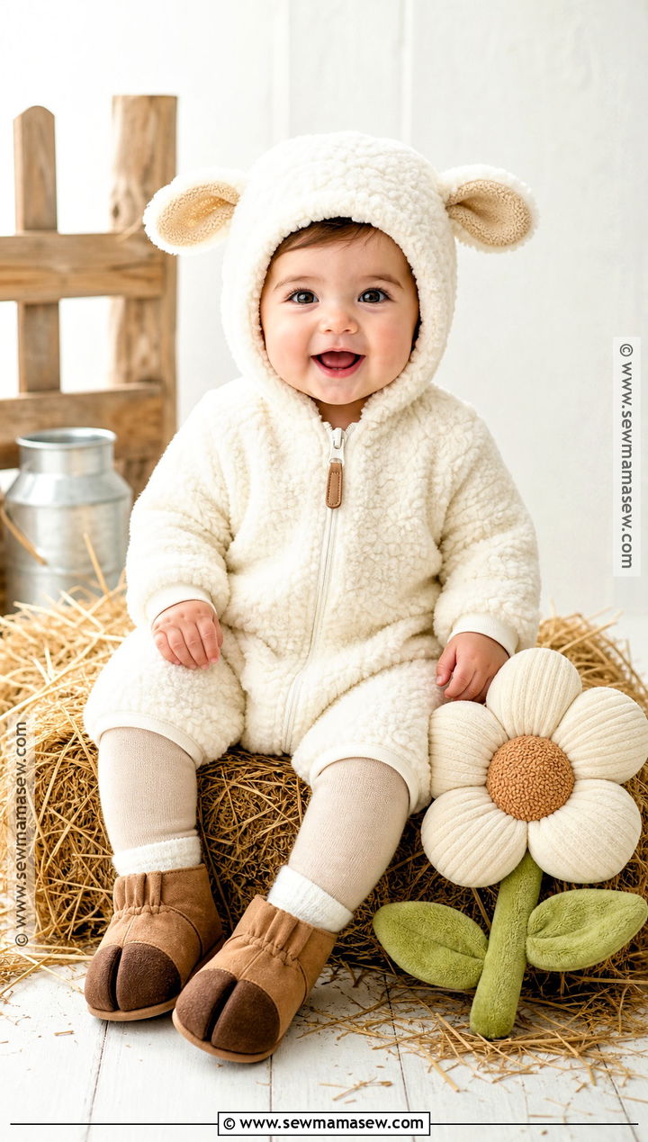 Baby Girl Lamb Costume - 40 baby girl halloween costumes