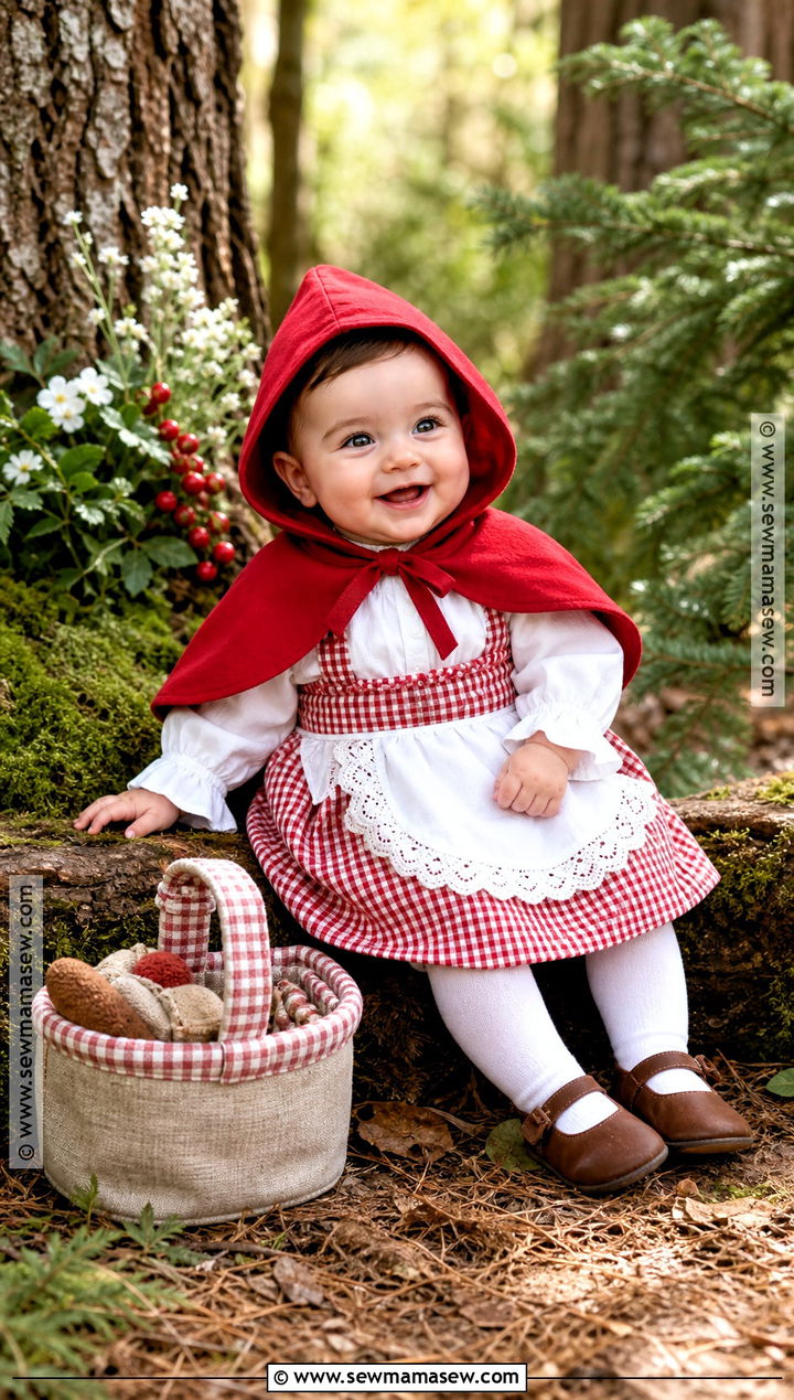 Baby Girl Little Red Riding Hood Costume - 35 baby costumes for girls