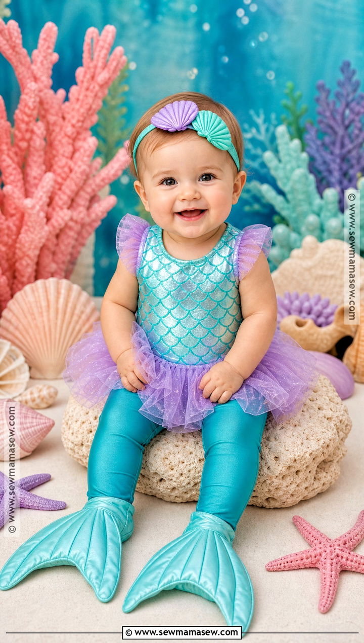 Baby Girl Mermaid Costume - 30 baby girl costumes