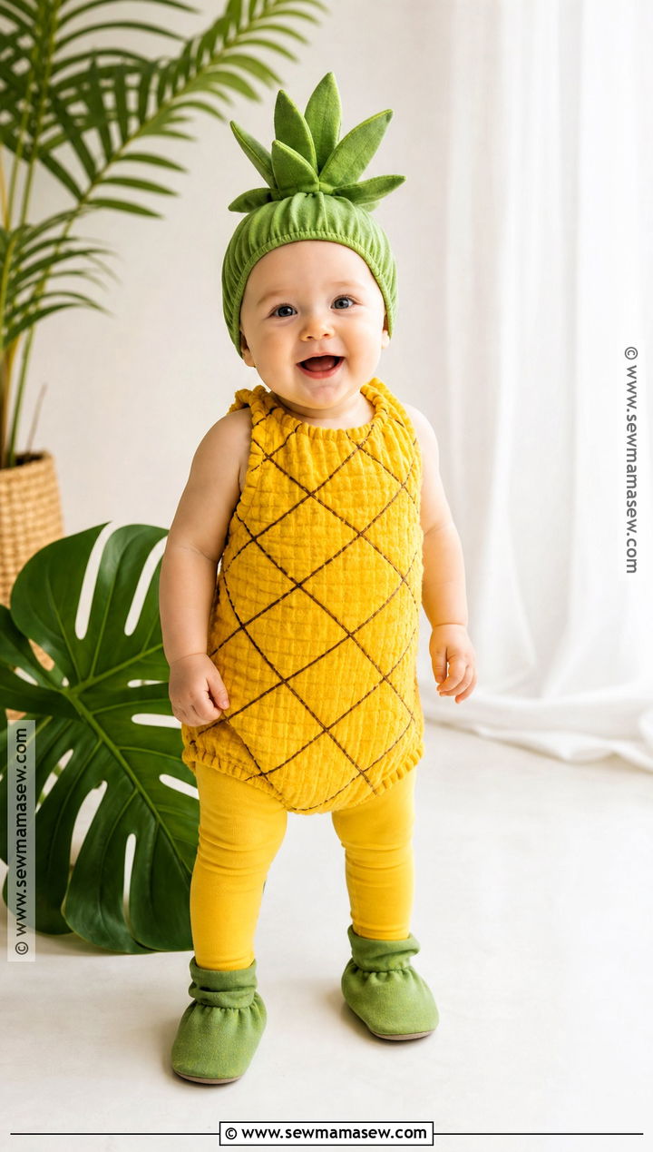 Baby Girl Pineapple Costume - 30 Baby Girl Halloween Costume Ideas