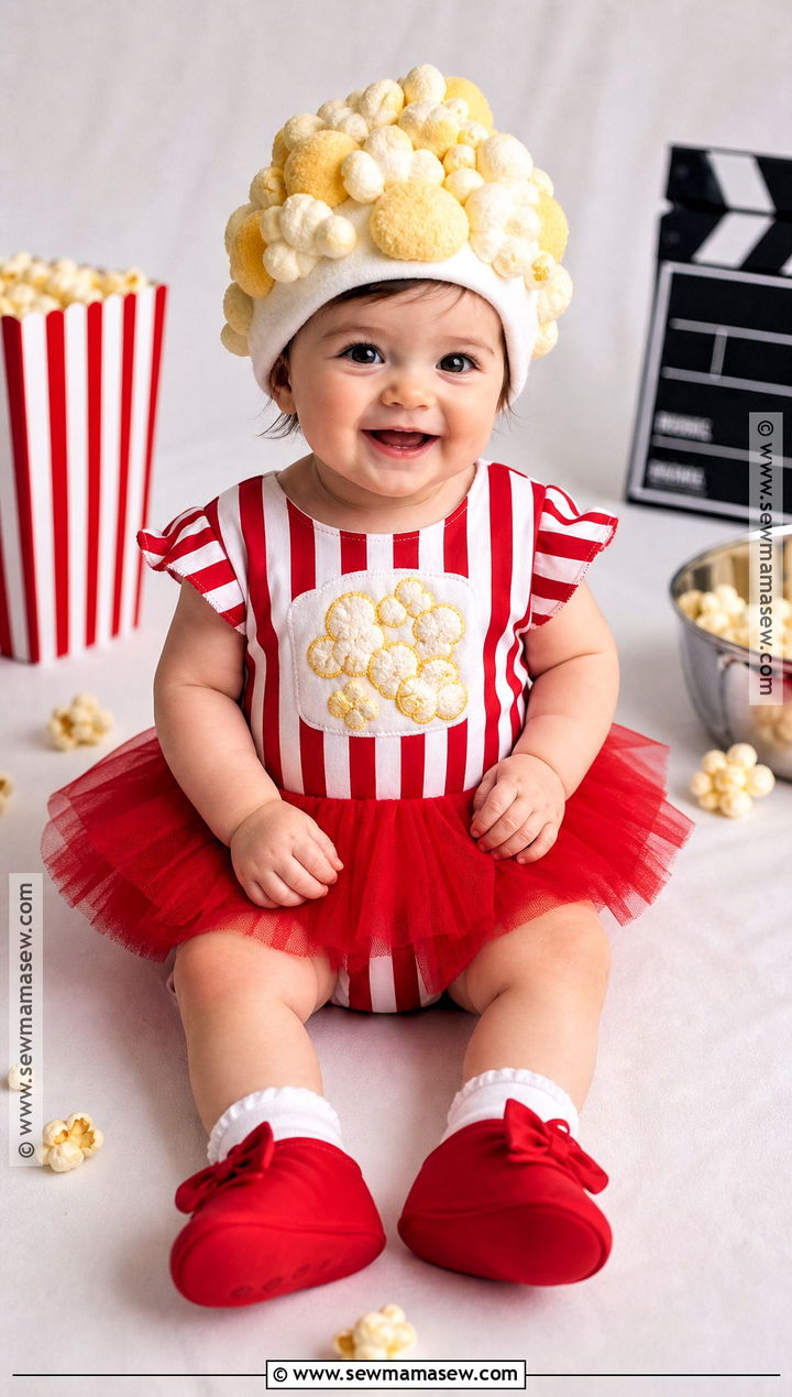 Baby Girl Popcorn Costume - 30 baby girl costumes