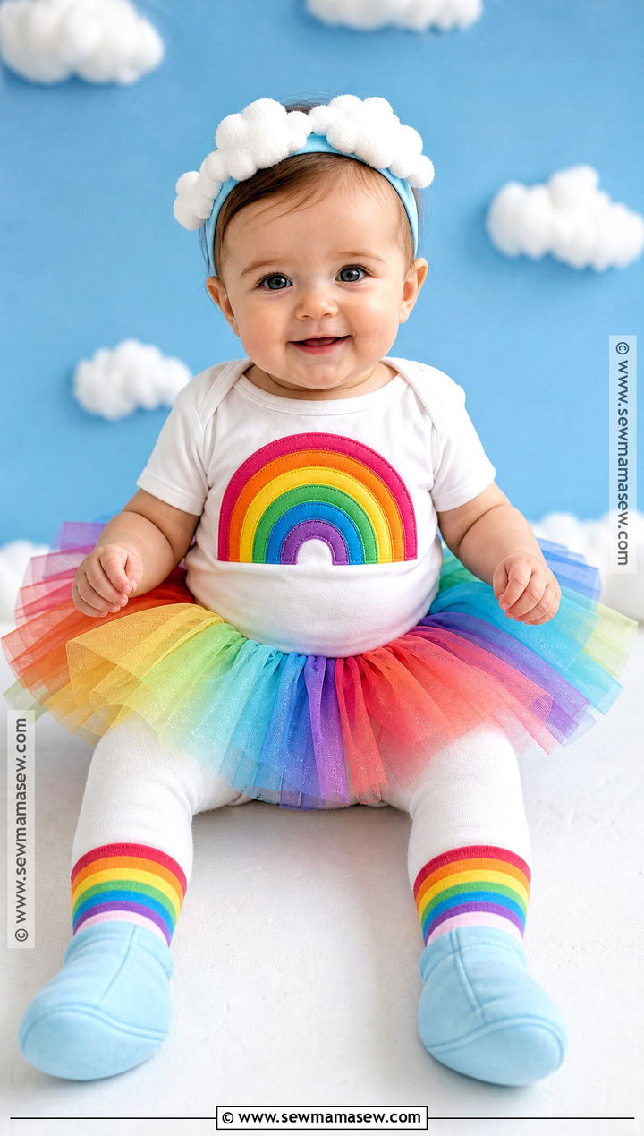 Baby Girl Rainbow Costume - 30 baby girl costumes