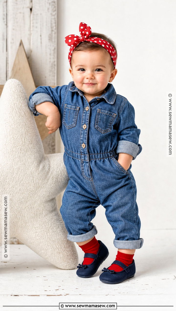 Baby Girl Rosie The Riveter Costume - 35 baby costumes for girls
