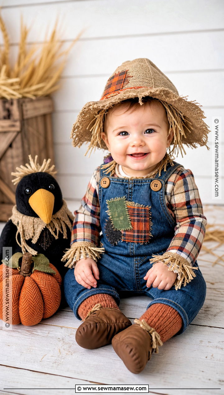 Baby Girl Scarecrow Costume - 30 Baby Girl Halloween Costume Ideas
