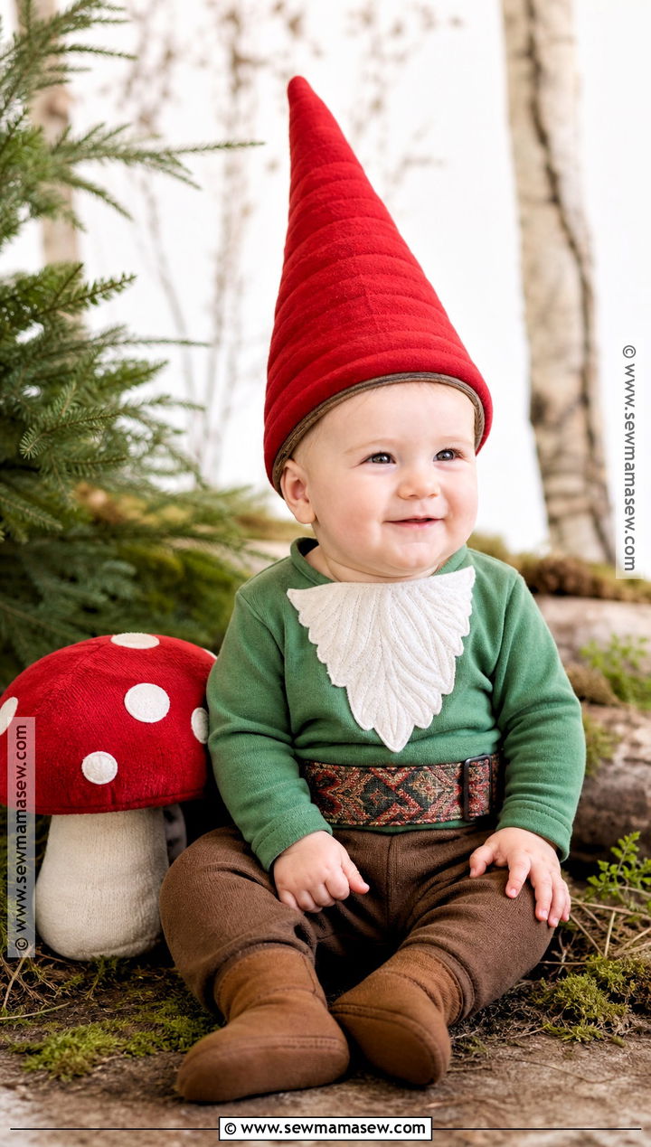 Baby Gnome Costume With Red Hat - 30 baby costumes for boys