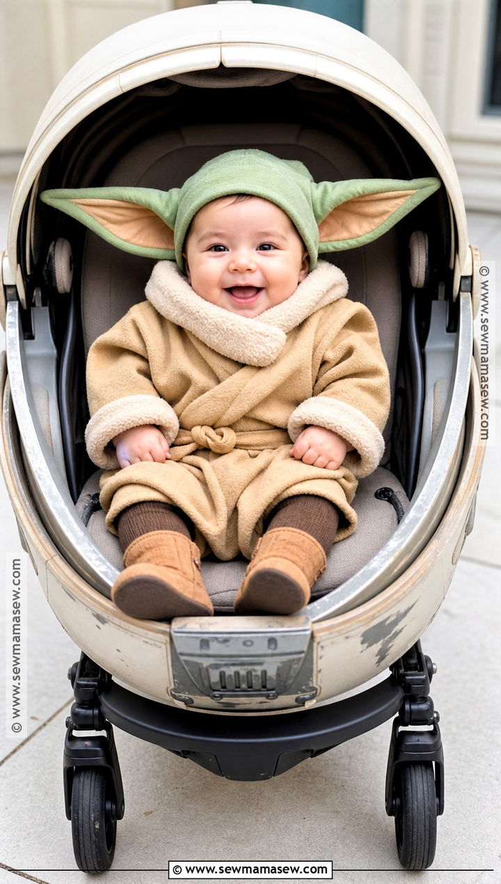 Baby Grogu Costume - 30 first halloween costume ideas for boys
