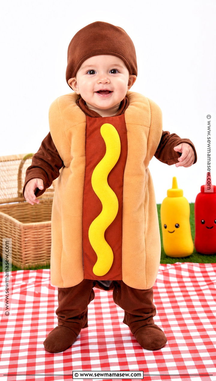 Baby Hot Dog Costume - 30 funny baby costumes