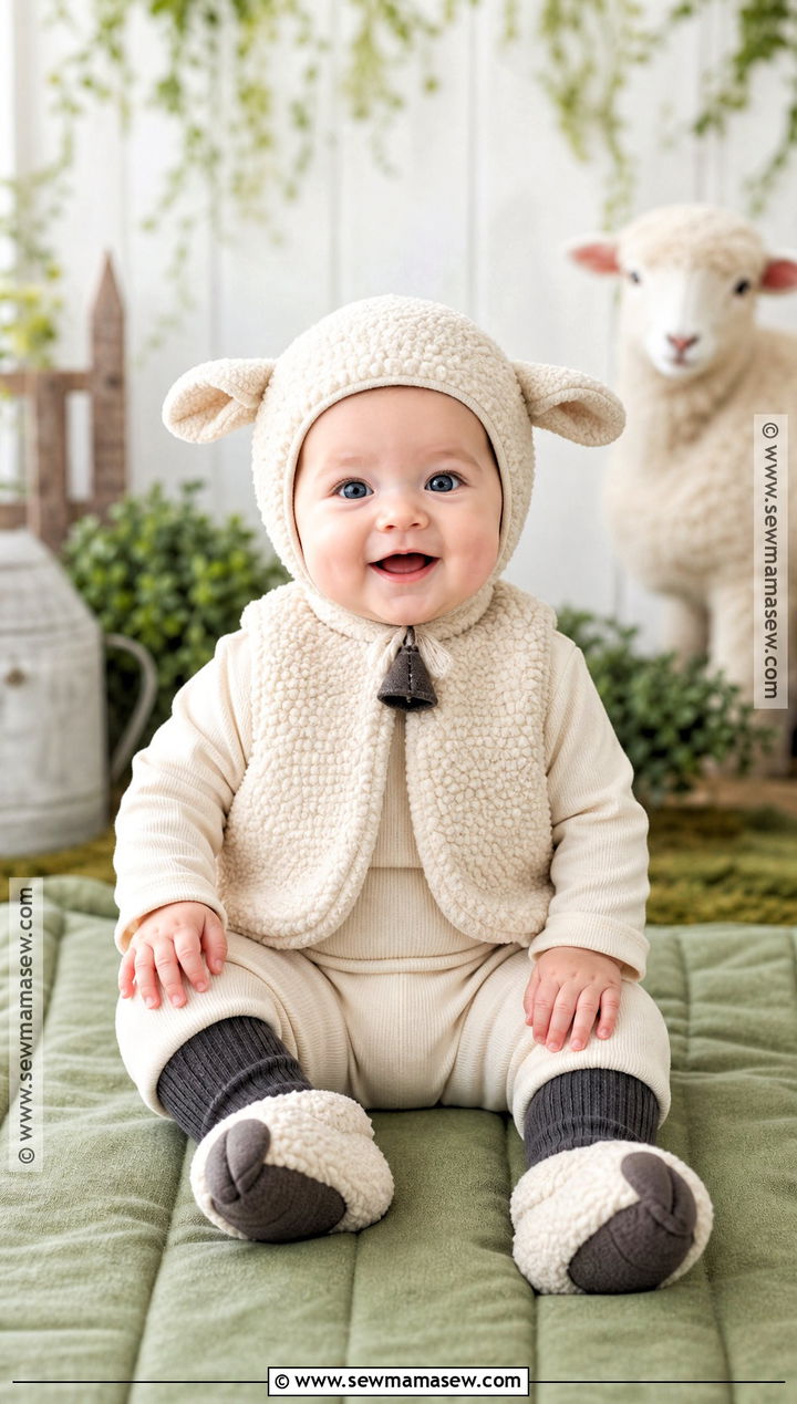 Baby Lamb Costume - 40 baby costumes