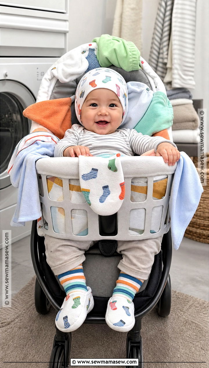 Baby Laundry Basket Costume - 30 funny baby halloween costumes