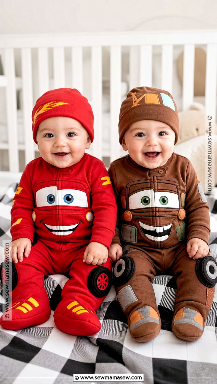 Baby Lightning McQueen And Mater Onesie Costume - 35 lightning mcqueen and mater costume ideas