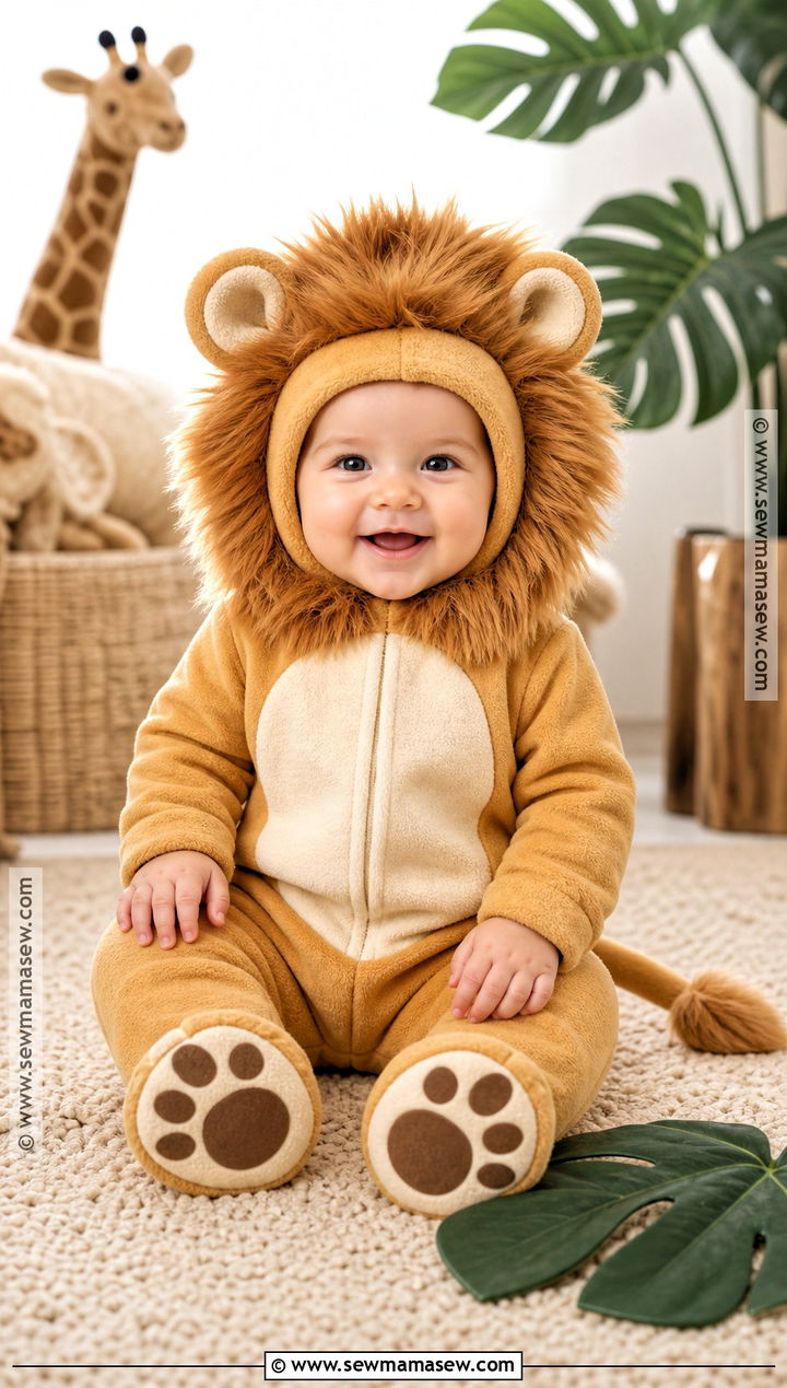 Baby Lion Costume - 40 baby costumes