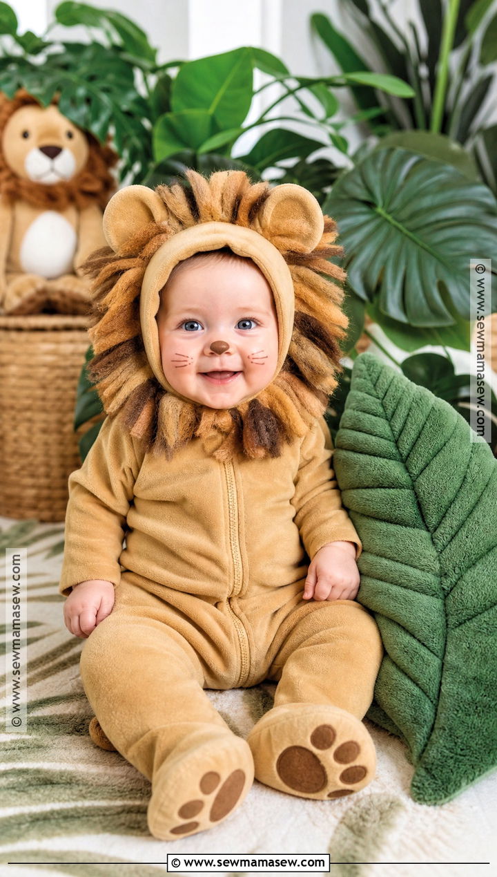 Baby Lion Halloween Costume - 30 toddler and baby halloween costumes