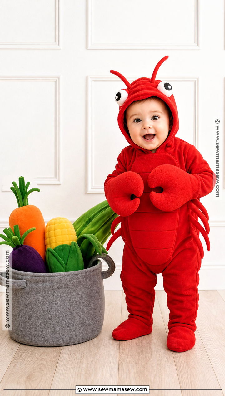Baby Lobster In A Pot Costume - 30 funny baby halloween costumes