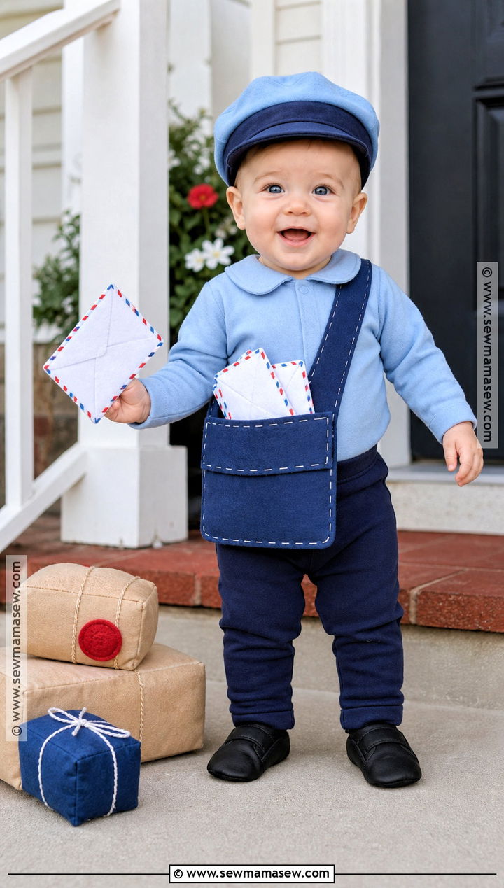 Baby Mail Carrier Costume - 30 funny baby costumes