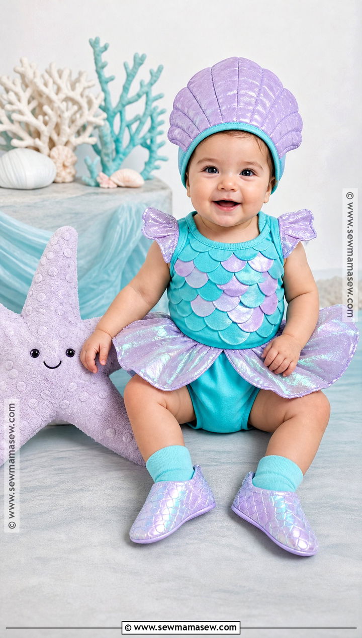 Baby Mermaid Costume - 40 baby costumes