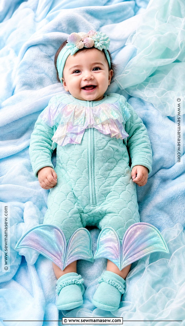 Baby Mermaid Halloween Costume - 30 halloween costumes with for babies