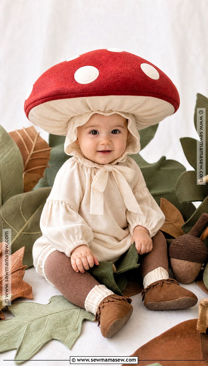 Baby Mushroom Costume - 30 cute baby costumes