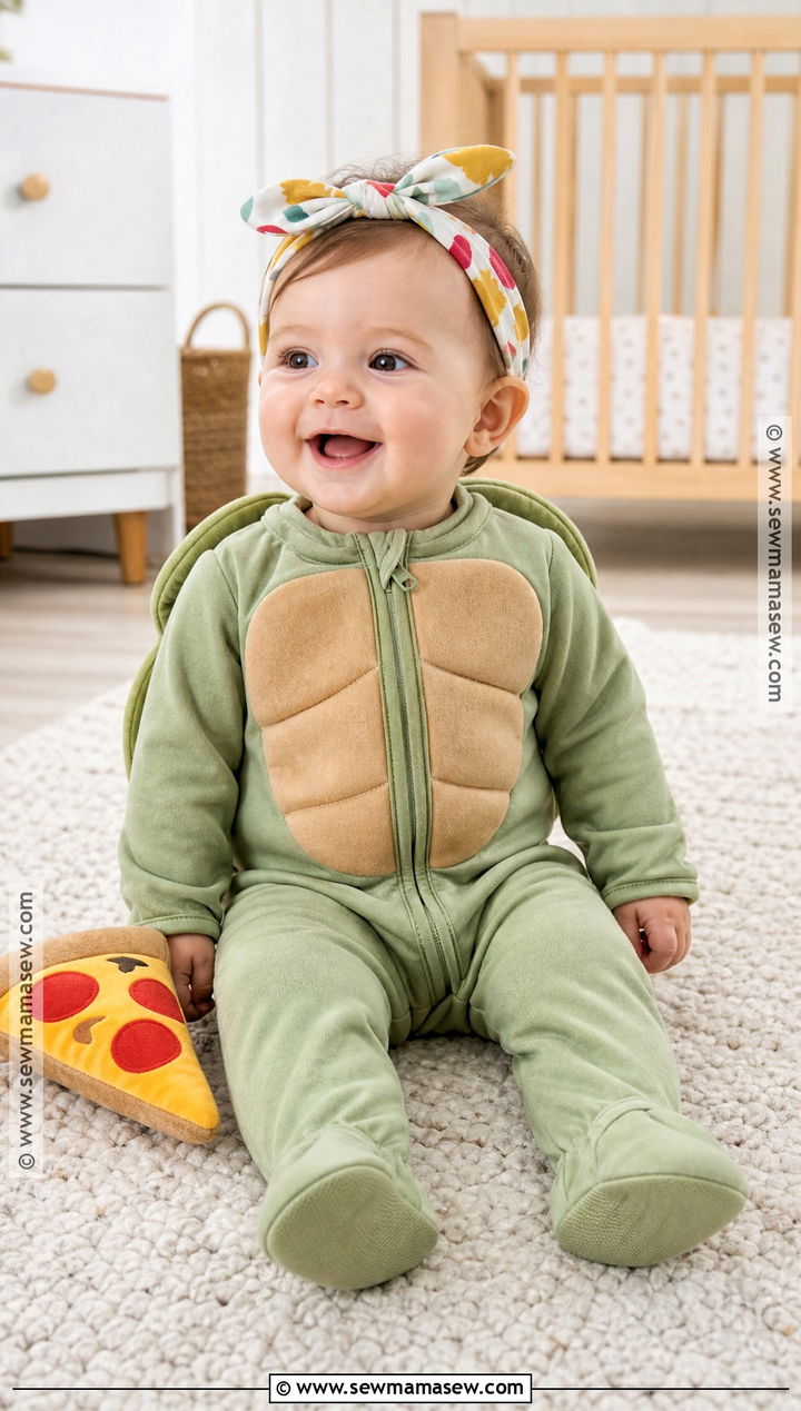 Baby Ninja Turtle Costume - 30 ninja turtle halloween costume ideas