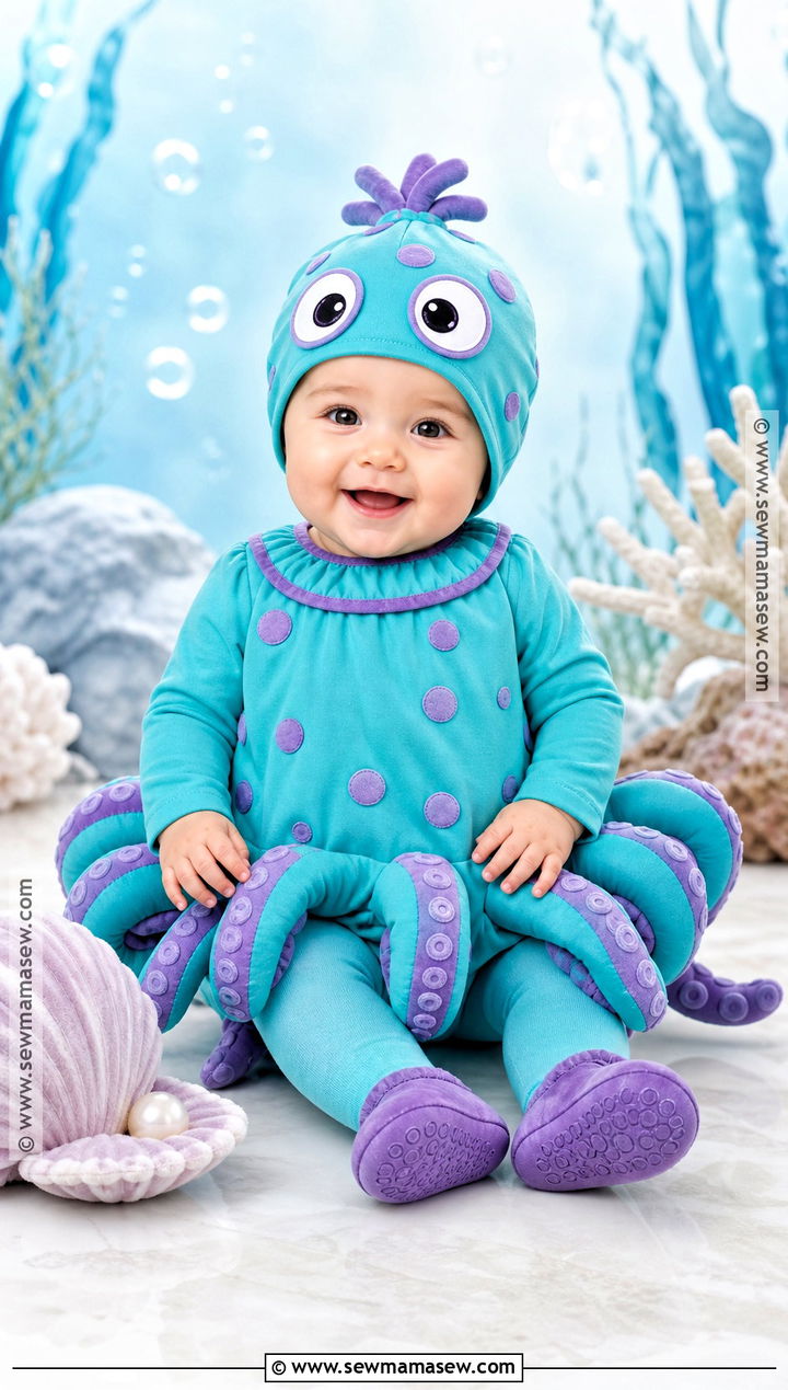 Baby Octopus Costume - 40 baby costumes